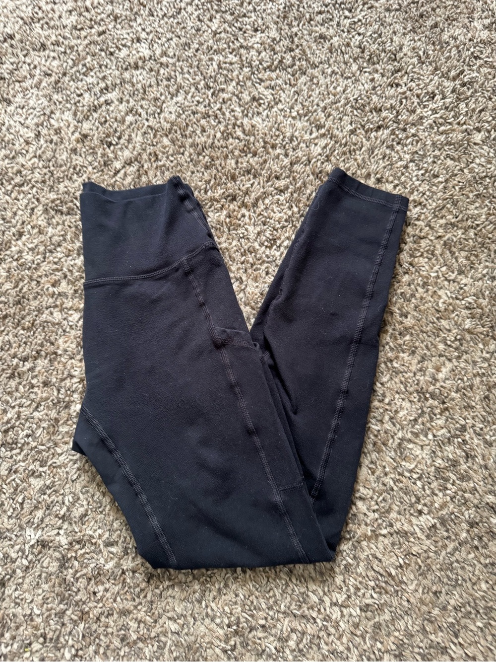 aerie Black High-Rise Leggings with pockets size xs